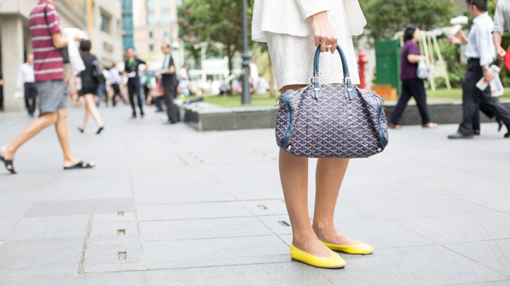 SHENTONISTA-Lucille-Banker-French_Carribean-Dress_G2000-Jacket_Zara-Bag_Goyard-Shoes_Repetto-Shades_Moscot_May15-2013-May-15-2013-UNIFORM-4