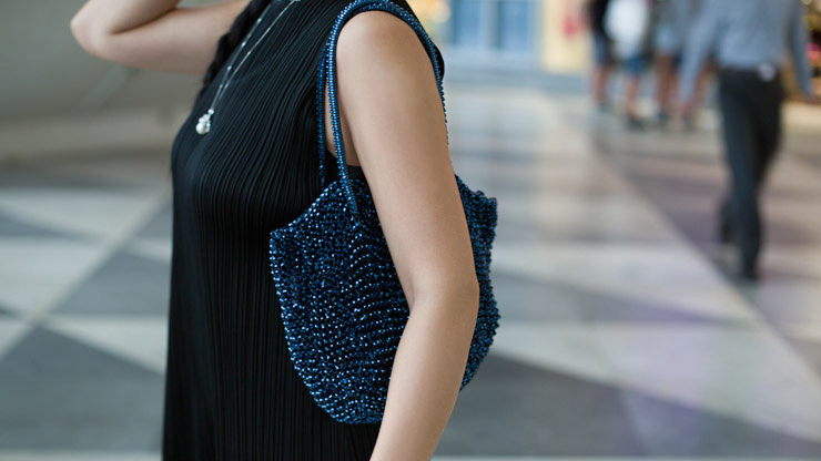 SHENTONISTA-Krista-Korean_Canadian-Artist-Dress_Issey_Miyake-Necklace_Grandmother-E2-80-99s-Shoes_Aldo-Bag_Anteprima-080115-UNIFORM-4