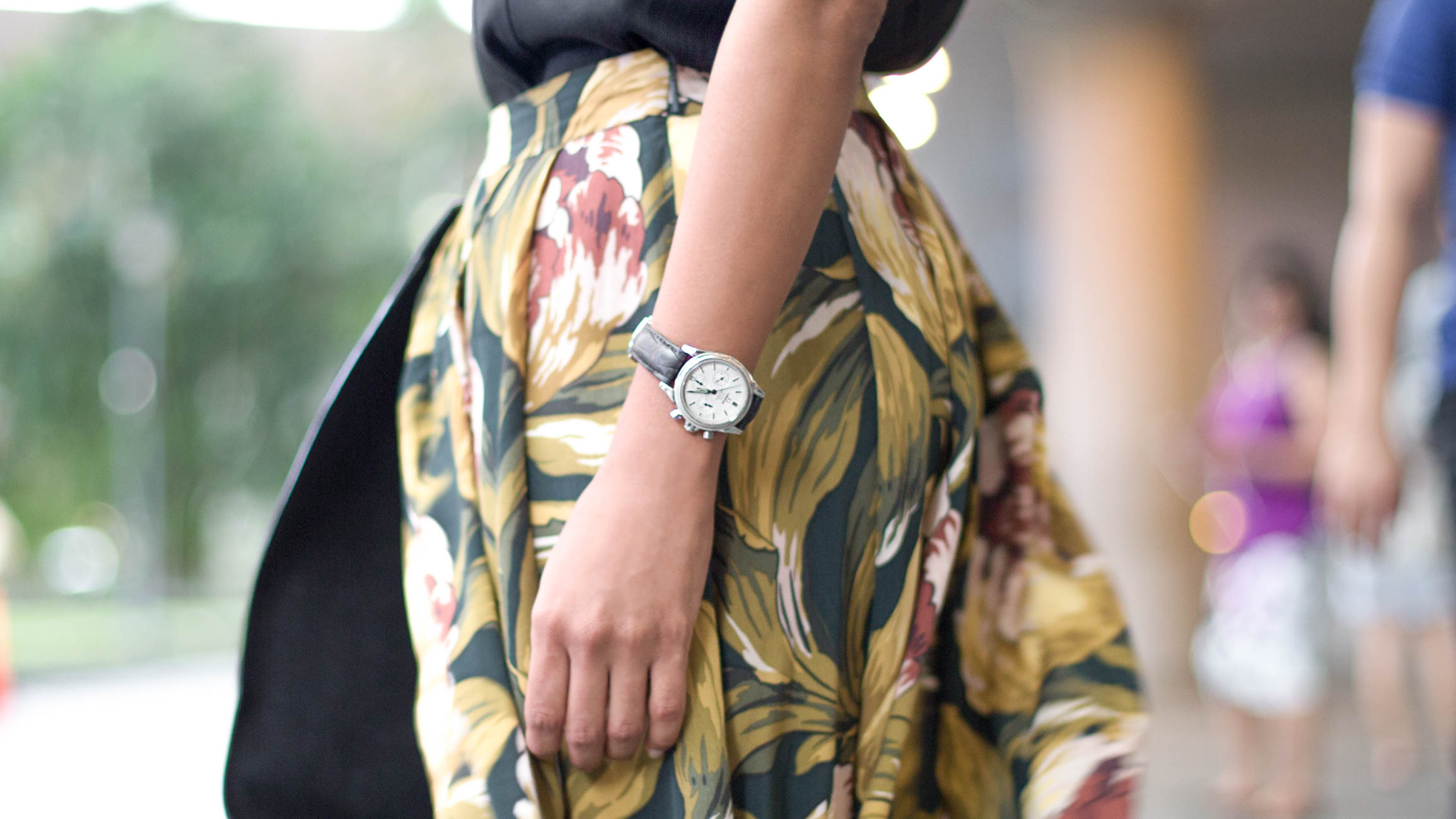 Lina-Switzerland-Public_Service-Top_GG5-Skirt_Mango-Earrings_swiss_artist-Watch_Omega-Bag_Jimmy_Choo-12022016-2