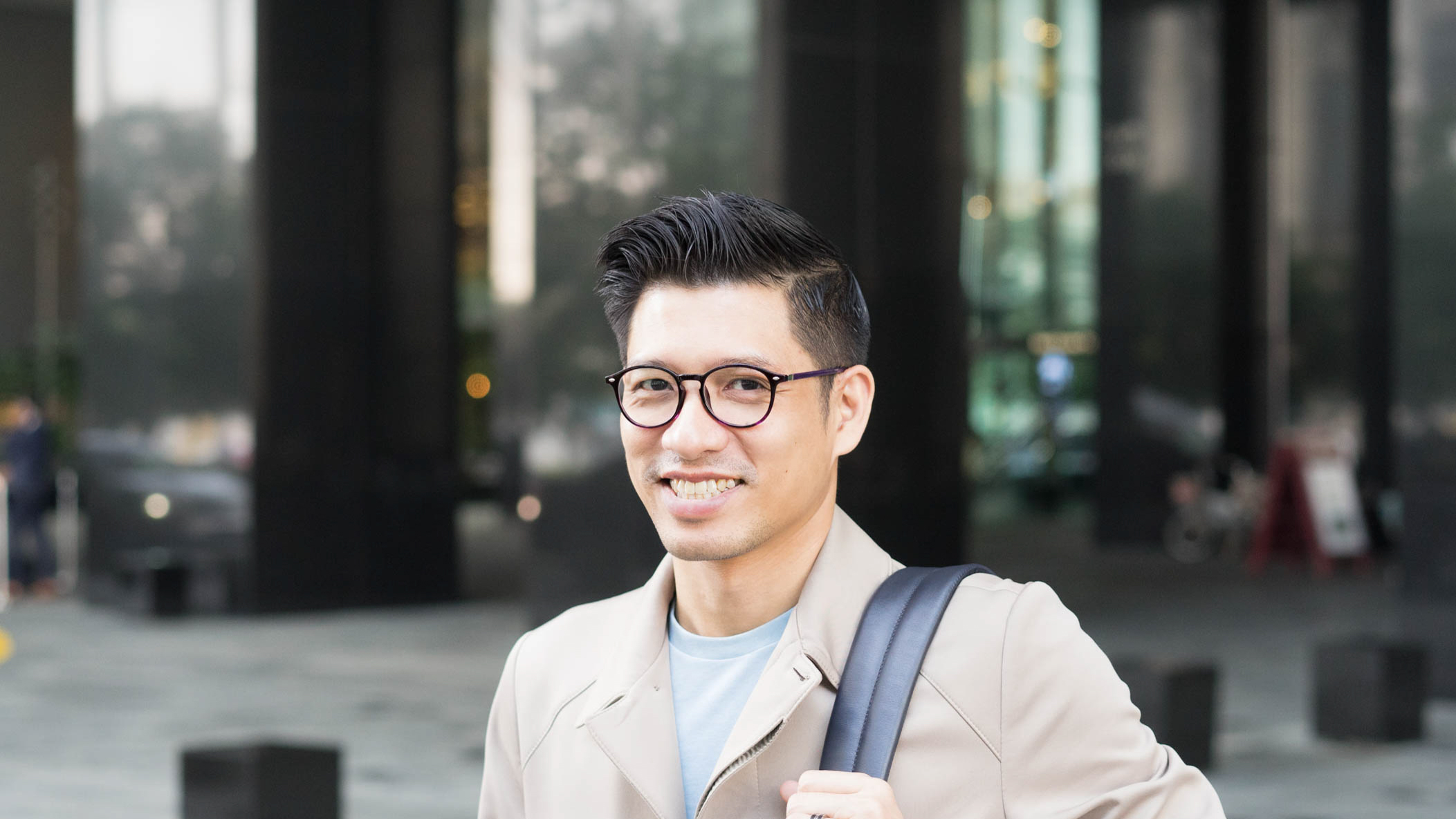 Noman_Bin_Marsuni-Real_Estate-Singapore-Trench_ZARA-Top_Uniqlo-Pants_ZARA-Shoes_Vans-Bag_Coach-Ring_Swatch-Spectacles_Berring-Watch_Guess-10062016-5-2