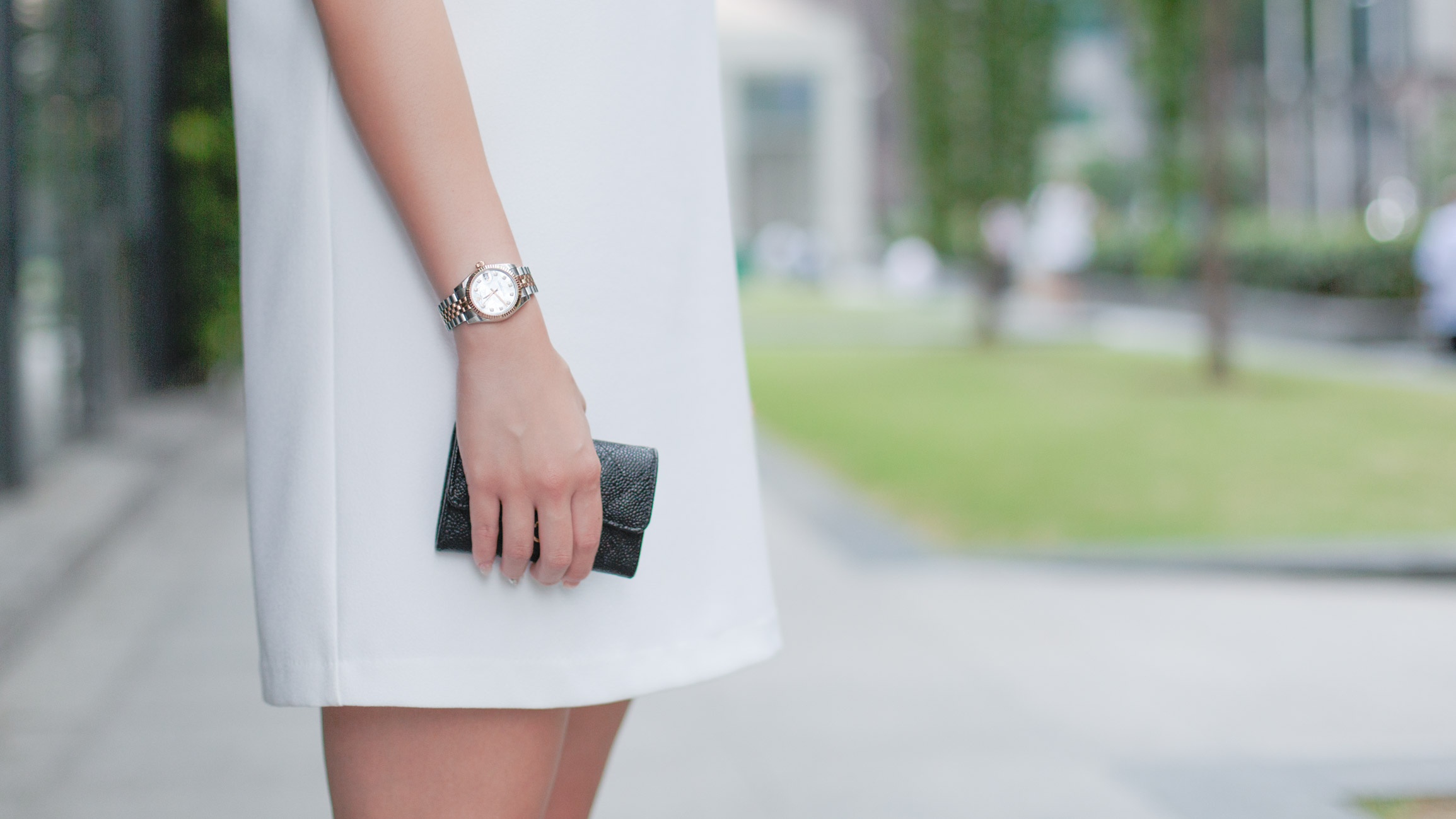 Samantha-Singapore-Banking-Dress_Forever_21-Shoes_Charles__Keith-Watch_Rolex-Wallet_Chanel-Bangle_Cartier-Earrings_Lovisa-22112016-3