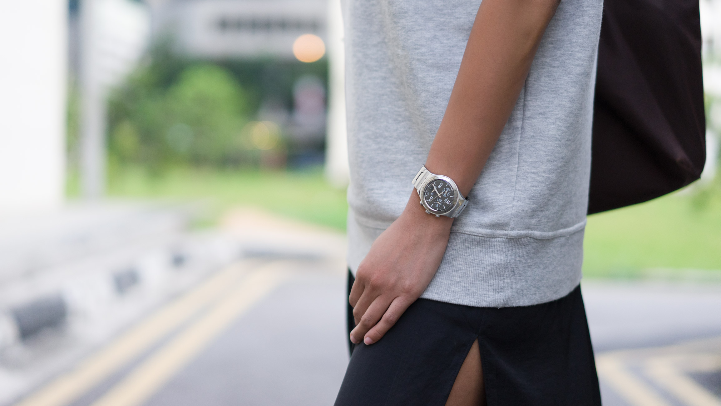 Valerie-France-Video_Advertising-Top_Zara-Bag_Longchamp-Skirt_Zara-Shoes_Nike-Watch_Swatch-UNIFORM-06122016-3