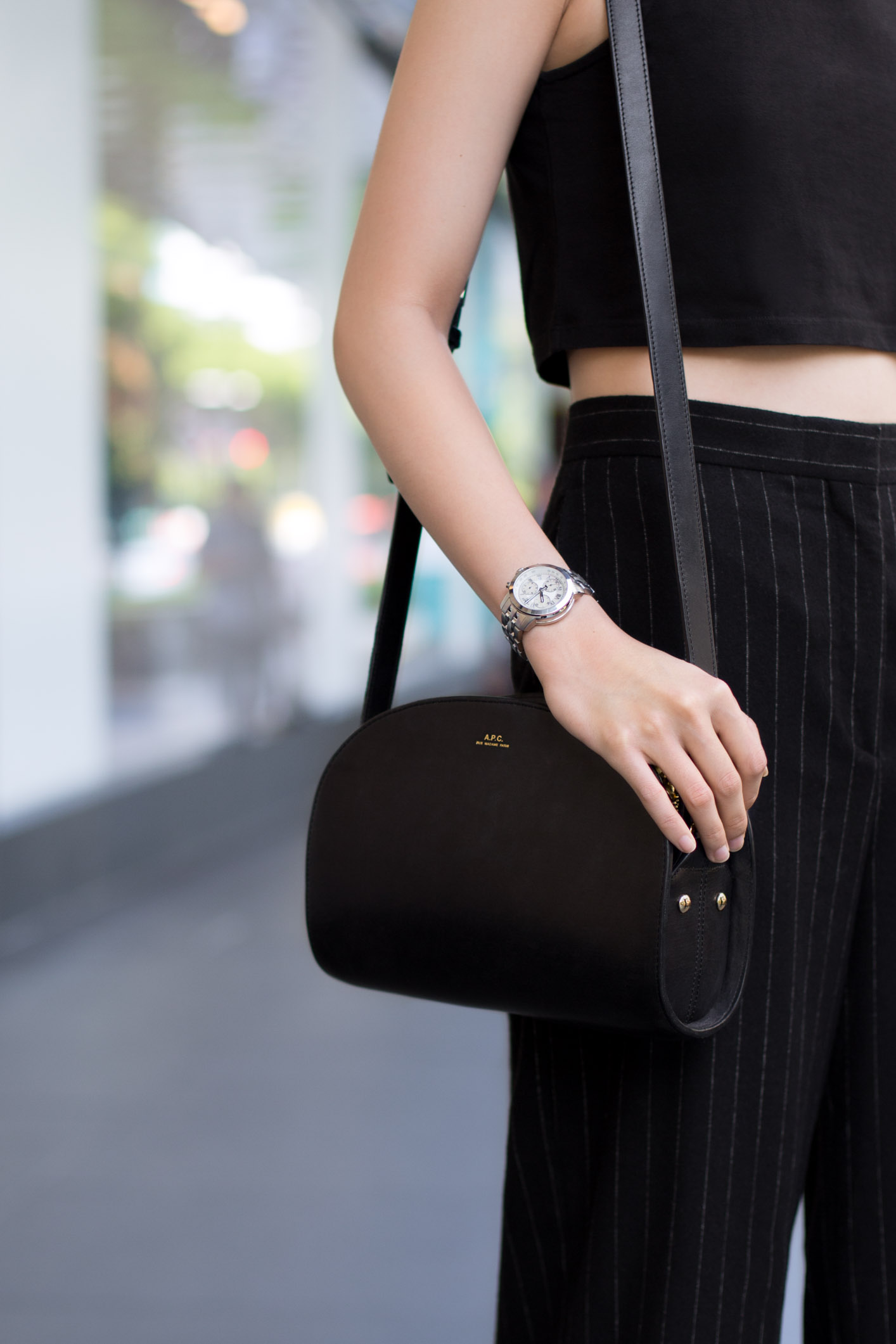 Grace-Singapore-Fashion-Top_HM-Pants_HM-Caps_Hat-Earrings_Carousell-Bag_APC-Shoes_Adidas-Watch_Tissot-UNIFORM-20042017-3