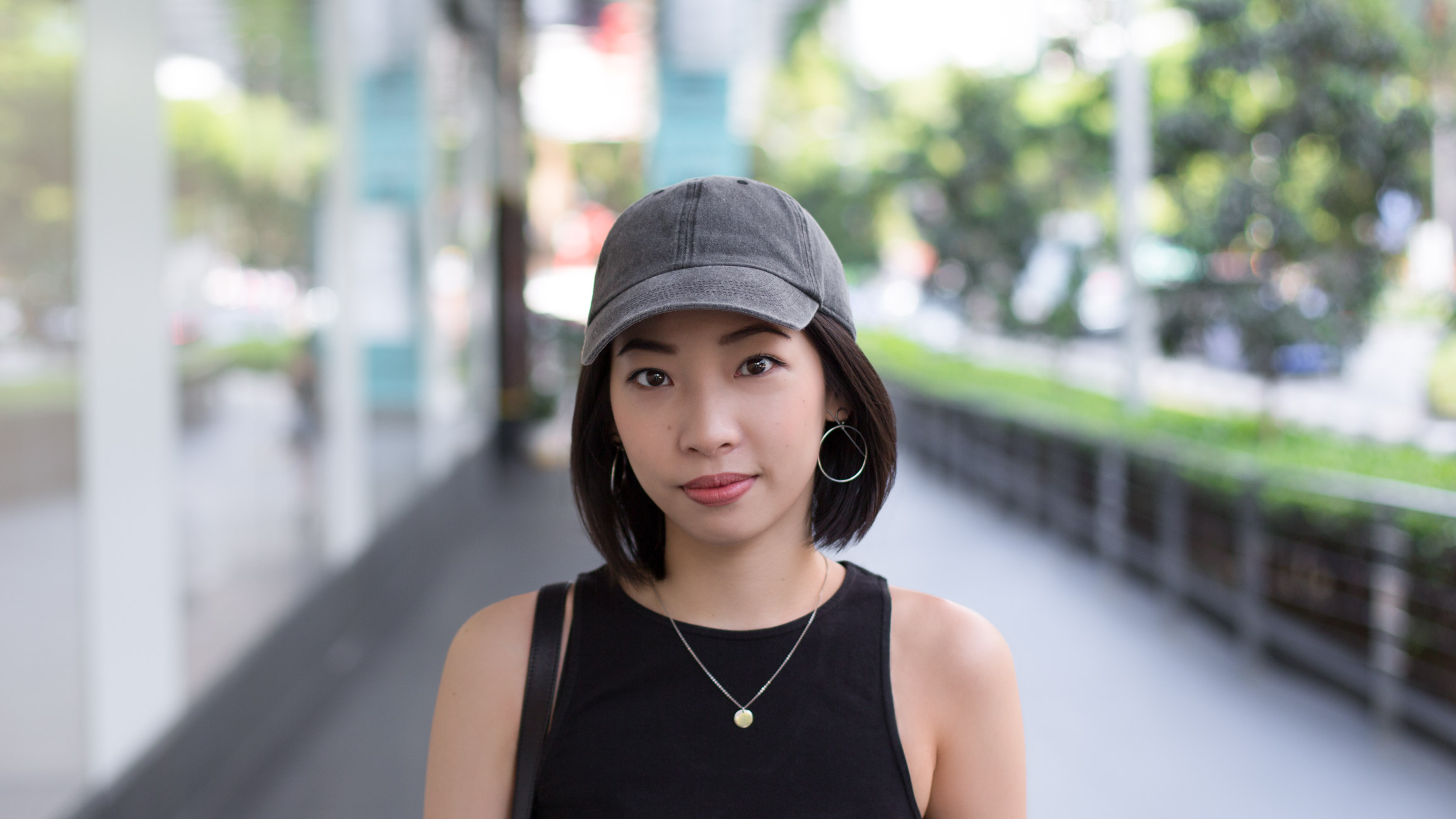 Grace-Singapore-Fashion-Top_HM-Pants_HM-Caps_Hat-Earrings_Carousell-Bag_APC-Shoes_Adidas-Watch_Tissot-UNIFORM-20042017-5