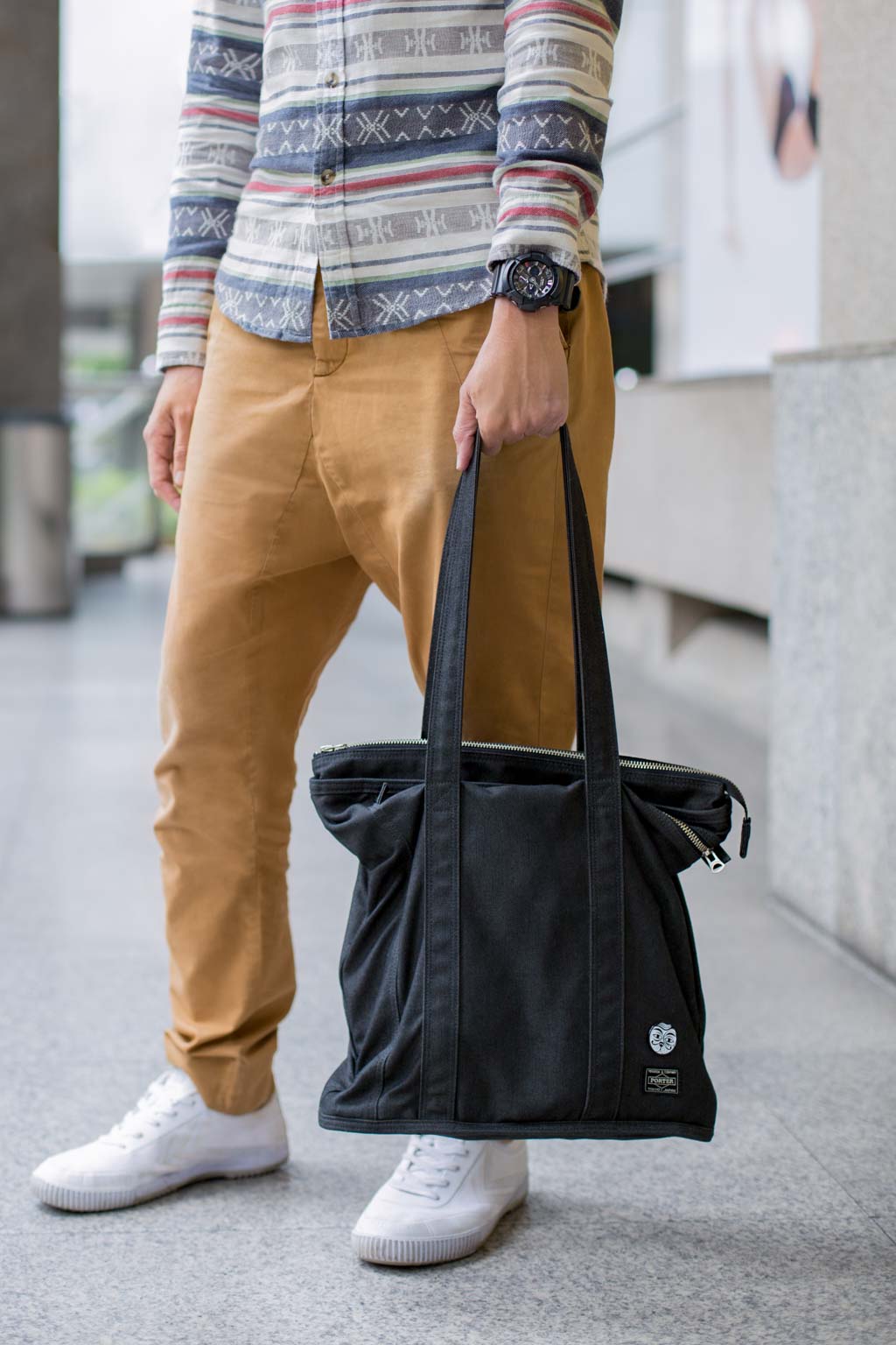 Shentonista-Hao-Singapore-Design-Shirt_Topman-Pants_HM-Shoes_FeiYue-Bag_Porter-Watch_Casio-Bangle_Acne_Studio-UNIFORM-06022018-3