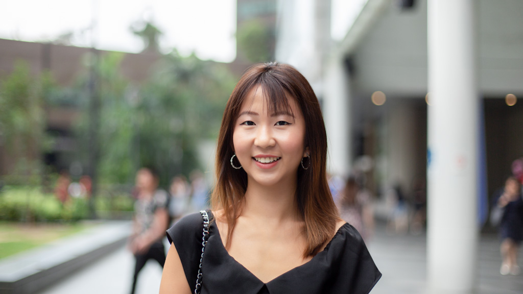 Rachel-Fintech-Singapore-Top_Love_Bonito-Skirt_Malaysia-Shoes_Charles__Keith-Bag_Chanel-Earrings_ASOS-UNIFORM-29082018-4