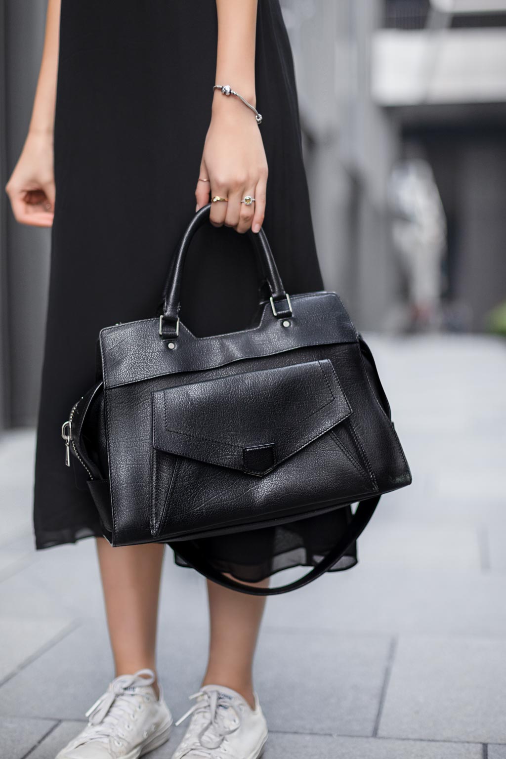 Melissa-Consultancy-Dress_Reformation-Shoes_Converse-Earrings_Diving_For_Pearls-Bag_Proenza_Schouler-UNIFORM-09102018-3