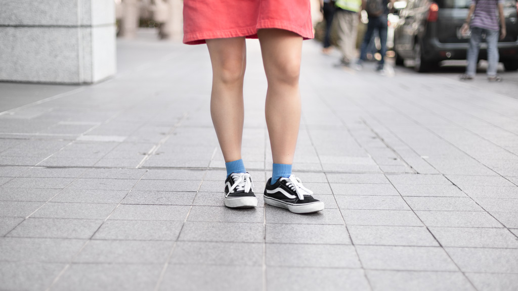 Cheryl-PR-Singapore-Pinafore_Monki-Top_Southaven-Earrings_Eezy_Craftie-Socks_Cos-Shoes_Van-UNIFORM-10102019-2