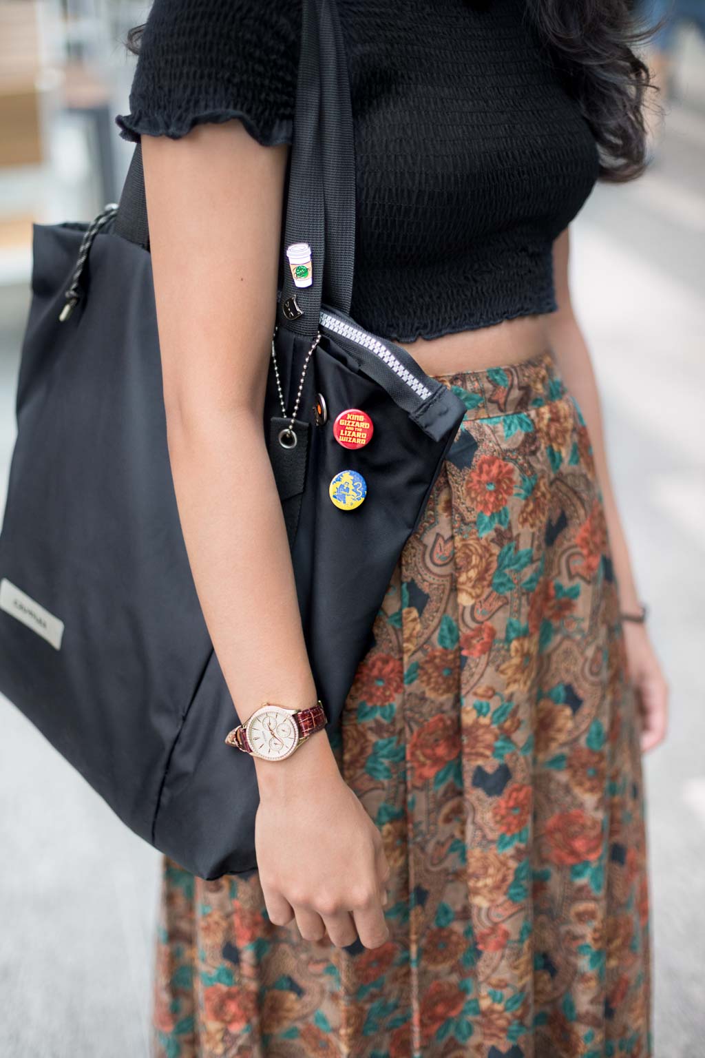 Fazilah-Barista-Singapore-Top_Singapore-Skirt_Vintage_Weekend-Shoes_Doc_Martens-Watch_Citizen-UNIFORM-10102019-3