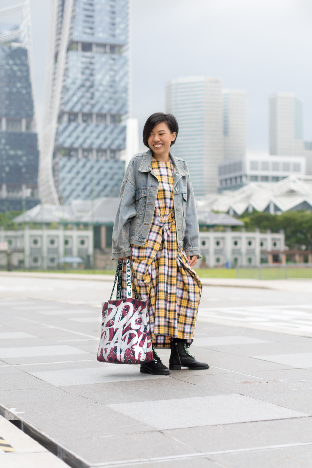 Esther-UX_Design-Dress_Casey_Gan-Jacket_Carousell-Shoes_Rebecca_Minkoff-1