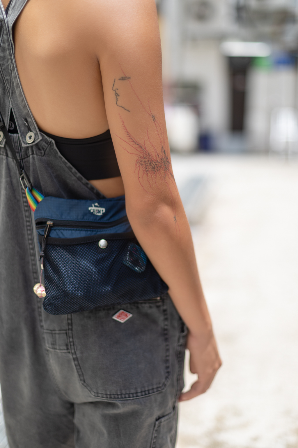 Belle-Tech-Top_Lululemon-Overalls_Danton-Bag_Chums-Shoes_Reebok-Tattoos_earsinfections-3
