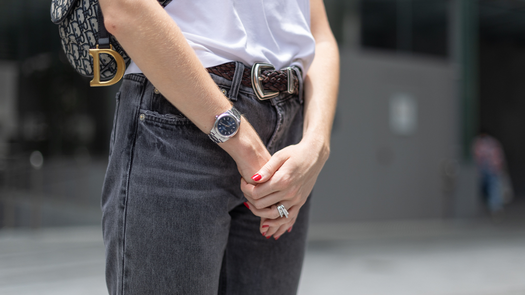 Vanina-Student-Shirt_Uniqlo-Watch_Rolex-Belt_Cruciani-Jeans_Zara-Shoes_Alohas-Bag_Dior-3