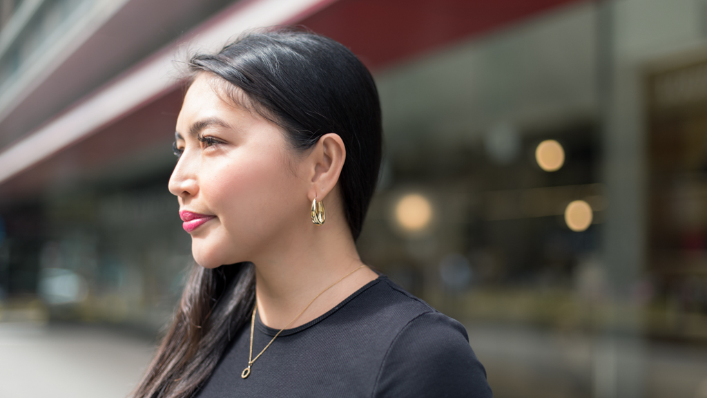 Myca-Executive-Top_Cotton_On-Pants_Bershka-Shoes_ASOS-Bag_Chanel-Necklace_Bulgari-Watch_Apple-UNIFORM-241120223