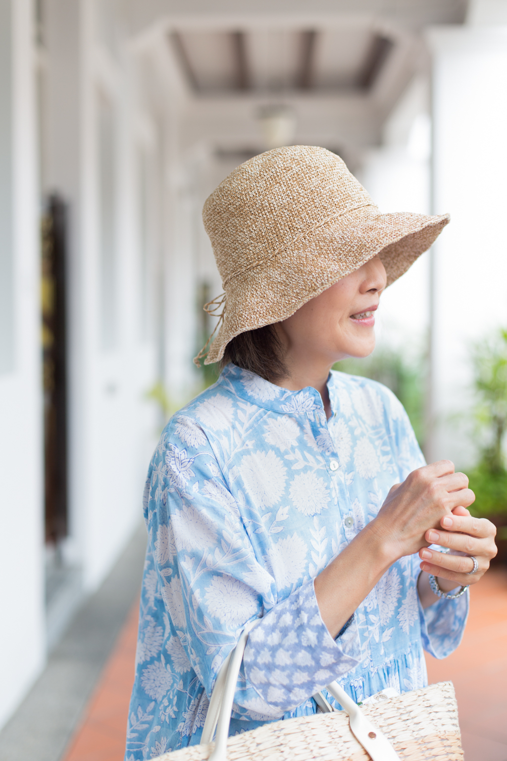 Nahoko-Homemaker-Dress_ZOJORA-Earrings_NINA-Shoes_Asics-Watch_Chopard-UNIFORM-10032023-3
