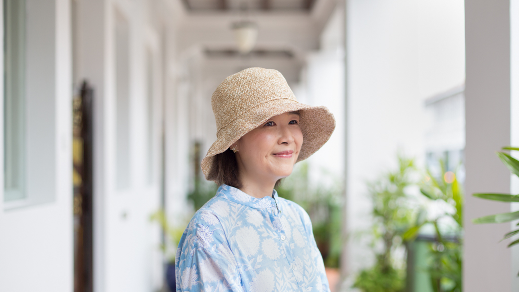 Nahoko-Homemaker-Dress_ZOJORA-Earrings_NINA-Shoes_Asics-Watch_Chopard-UNIFORM-10032023-4