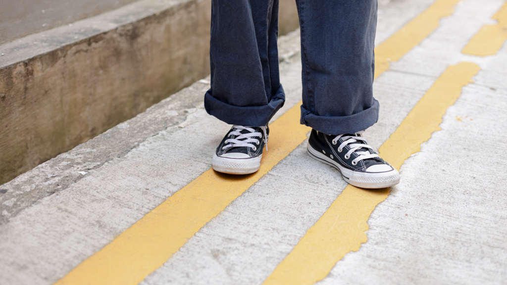 Denise-Singaporean-Occupational_Therapist-Earrings_By_Invite_Only-Top_JOAH_BROWN-Overalls_Arcade-Shoes_Converse-Tote_BooksActually-UNIFORM-27092023-2
