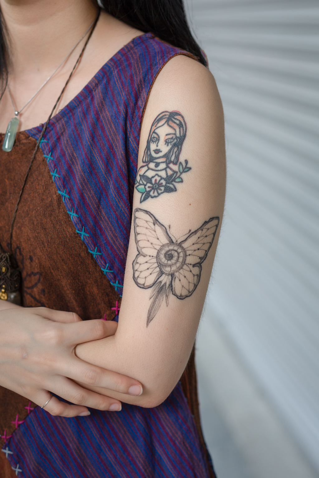 Shiqin-Chinese-Student-Dress_Taobao-Shoes_Birkenstock-Socks_Uniqlo-Bracelet-Taobao-Earrings_Taobao-UNIFORM-26012024-5