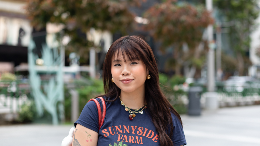 Joie-Singaporean-Singer_Songwriter__Content_Creator-Top_ASOS-Skirt_Zara-Shoes_Steve-Madden-Bag_Miu_Miu-Rings_Singapore__ASOS__Marshalls-Earrings_Singapore-Necklace_ASOS__Coach-Brac-6