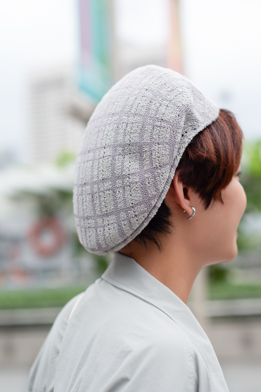 Ashia-Taiwanese-Blogger-Top_plain-me-Shorts_plain-me-T-shirt_Adidas-Bag_Bebe-Shoes_HOKA-Hat_Kangol-Necklace_Louis_Vuitton-UNIFORM-23052024-2