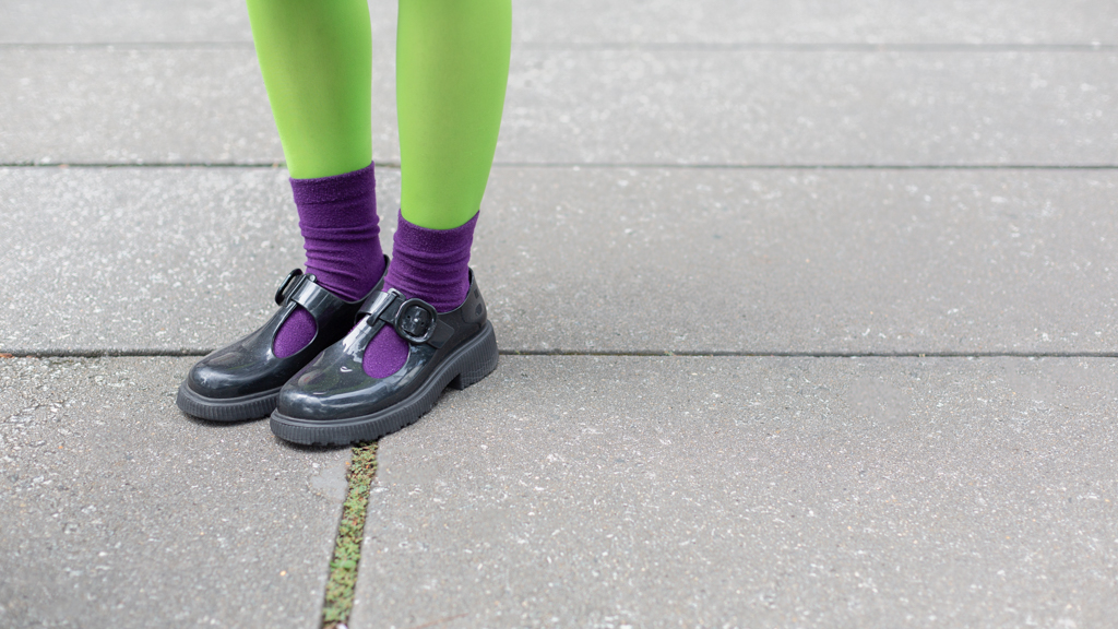 Claire-Student-Singaporean-Tie_Thrifty_Trendz-Top_Zara-Tights_Shopee-Shoes_Melissa-Bag_Carousell__Wittner-Keychain_BT21-Glasses_Owndays-UNIFORM-23052024-3