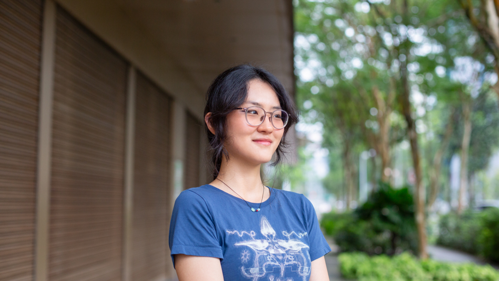 Sena-Korean-Graphic_Designer-Top_Wellbeing_Express-Skirt_Goa-Shoes_Adidas-Glasses-Korea-UNIFORM-13082024-6