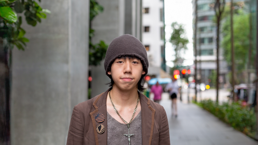 Evan-Indonesia-Student-Hat_Thrifted-Jacket_NUMBER_NINE-Shirt_Julius-Belt_Jalan_Jalan_Japan-Pants_HYSTERIC_GLAMOUR-Shoes_Guidi-Bag_Maison_Margiela-Necklace_Jean_Paul_Gaultier-Rings-4