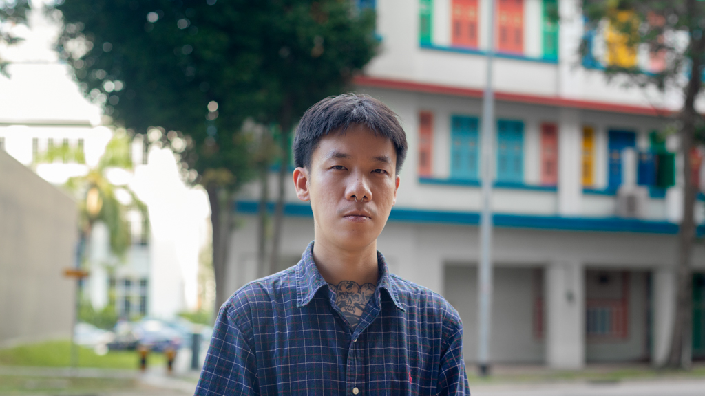 Brian-Singaporean-Tattoo_Artist-Top_Thrifted-Bottoms_Dickies-Derbies_Carousell-UNIFORM-08072025-6